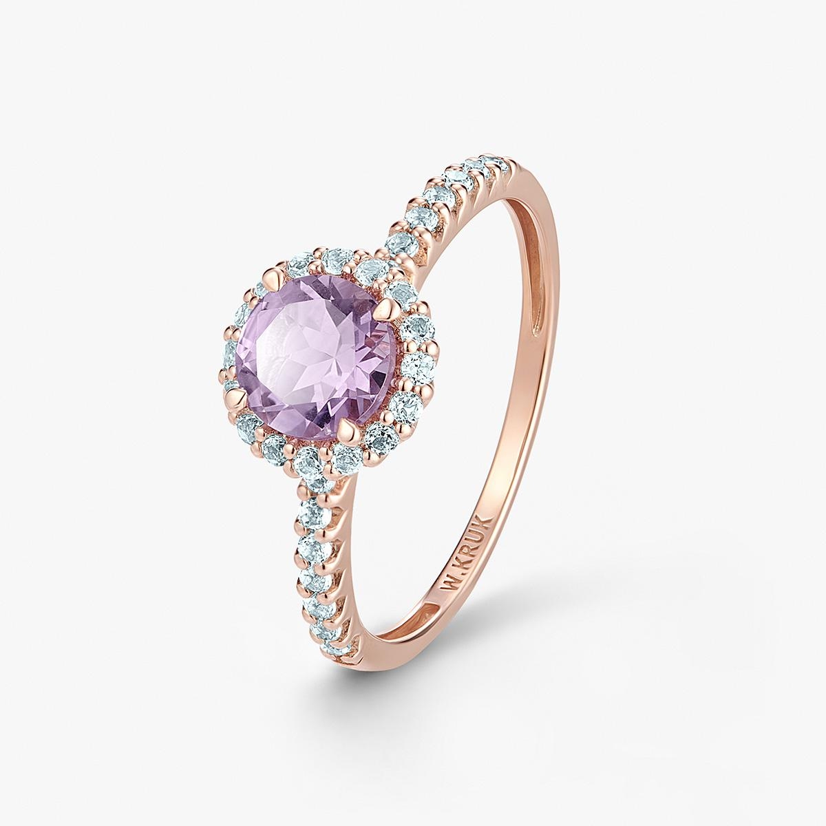 W.KRUK Pierścionek złoty Maria Antonina