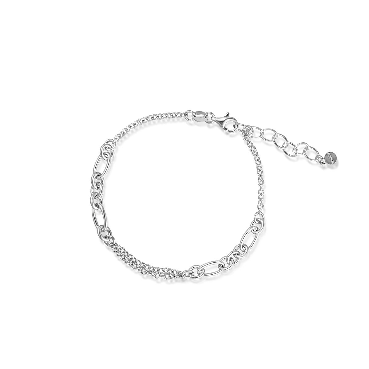 W.KRUK Bransoleta srebrna basic