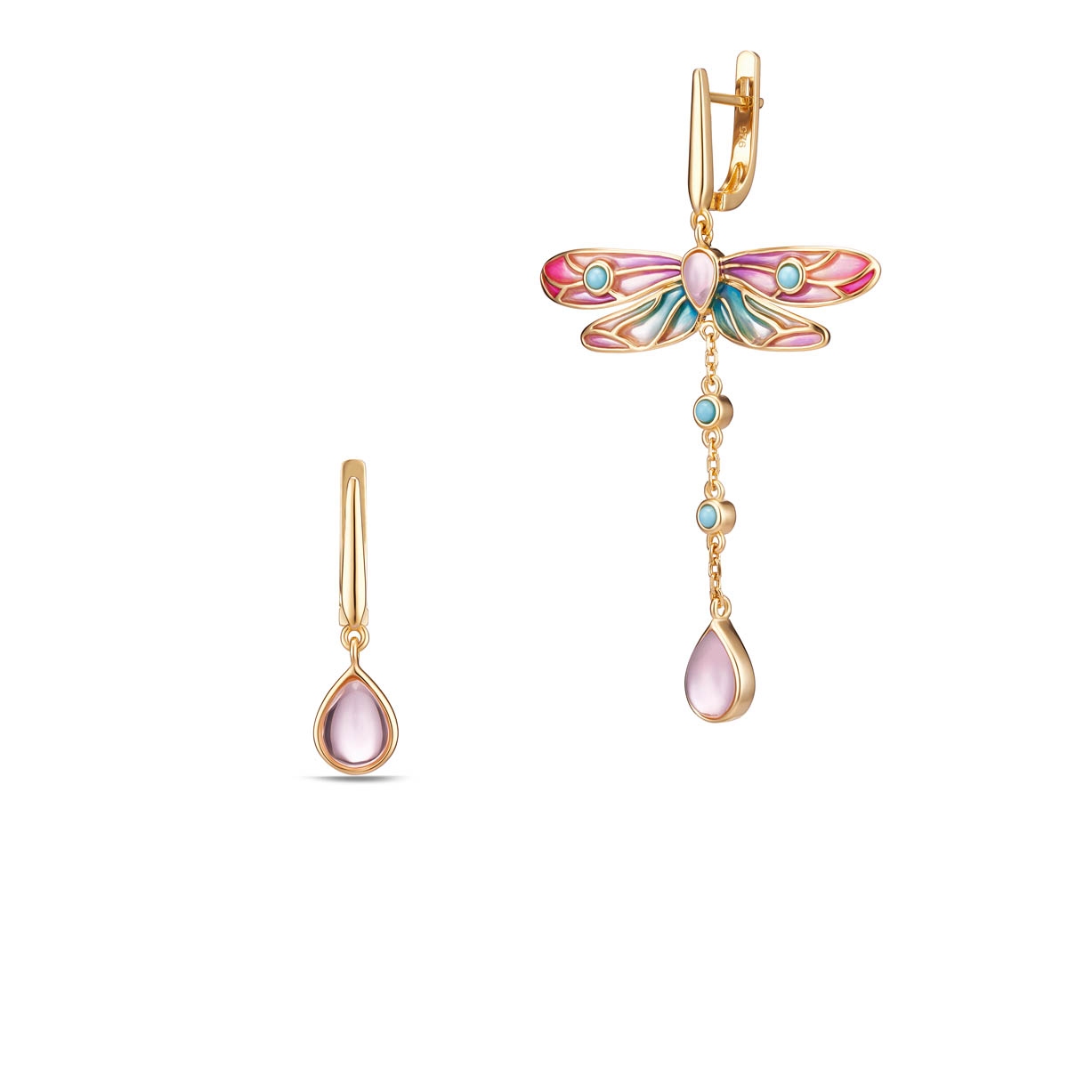 W.KRUK Kolczyki srebrne Imaginarium