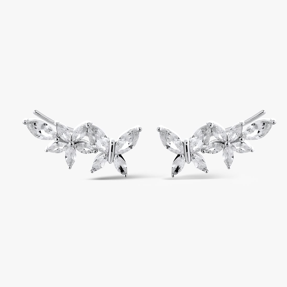 W.KRUK Kolczyki srebrne z cyrkoniami