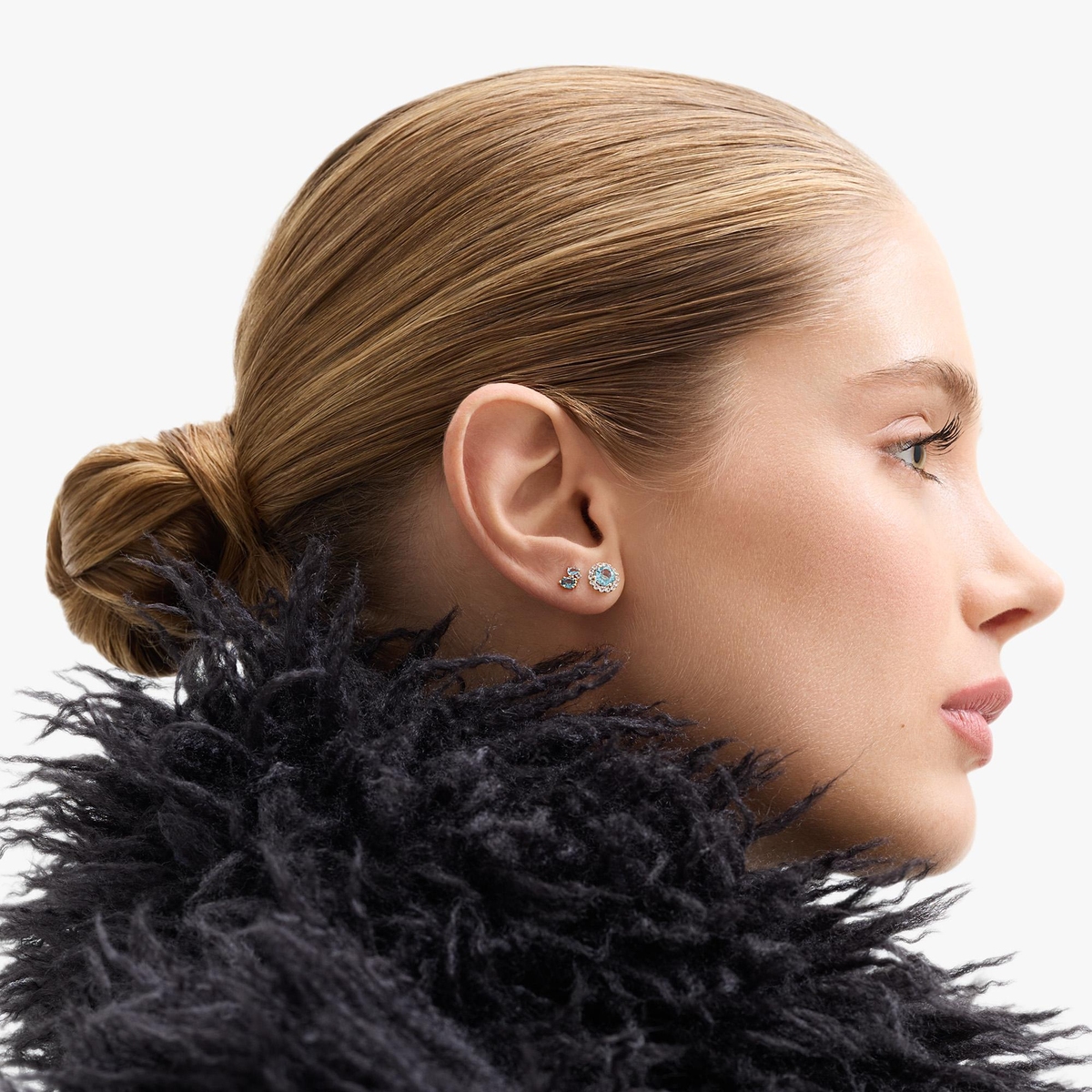 W.KRUK Kolczyki złote Maria Antonina