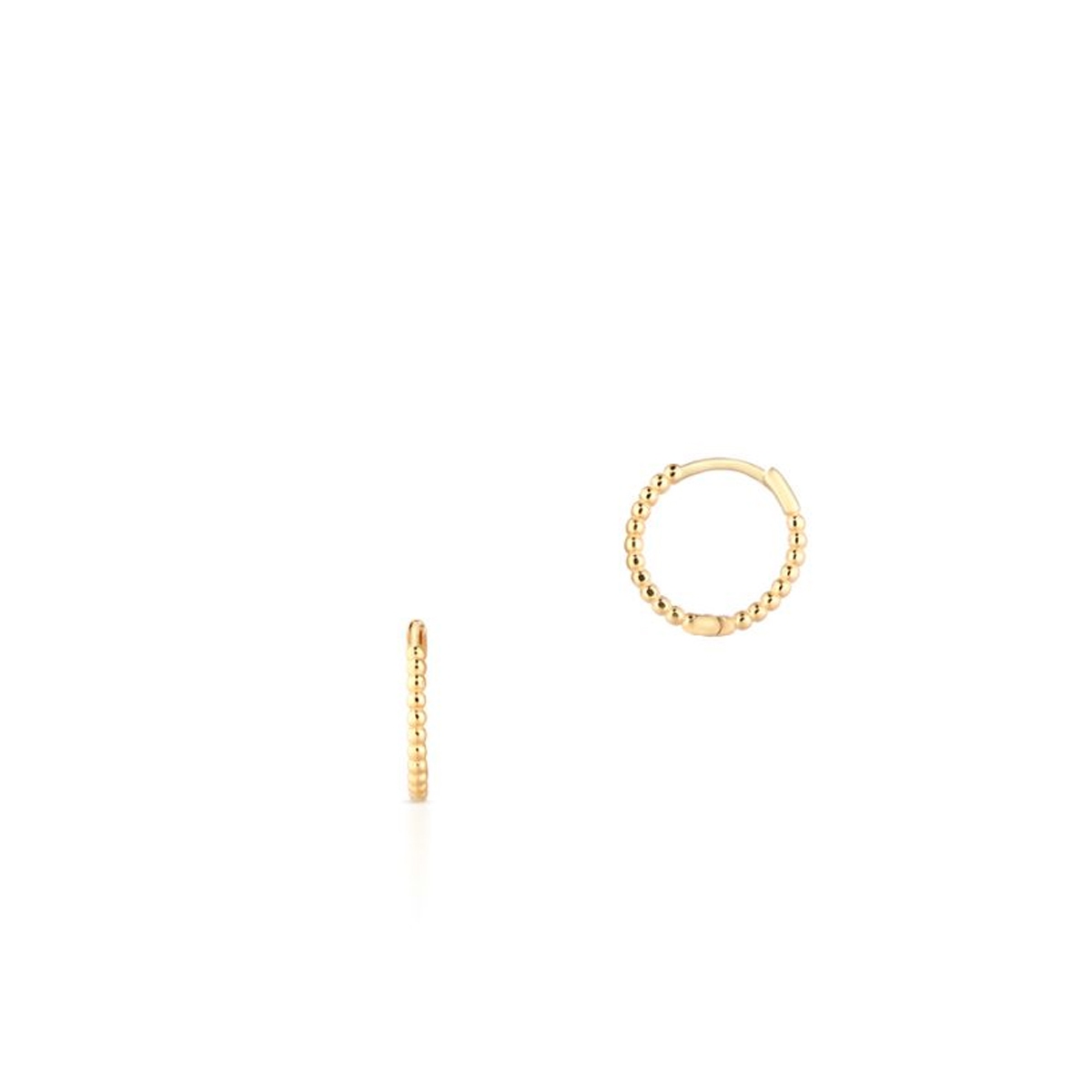 W.KRUK Kolczyki złote koła