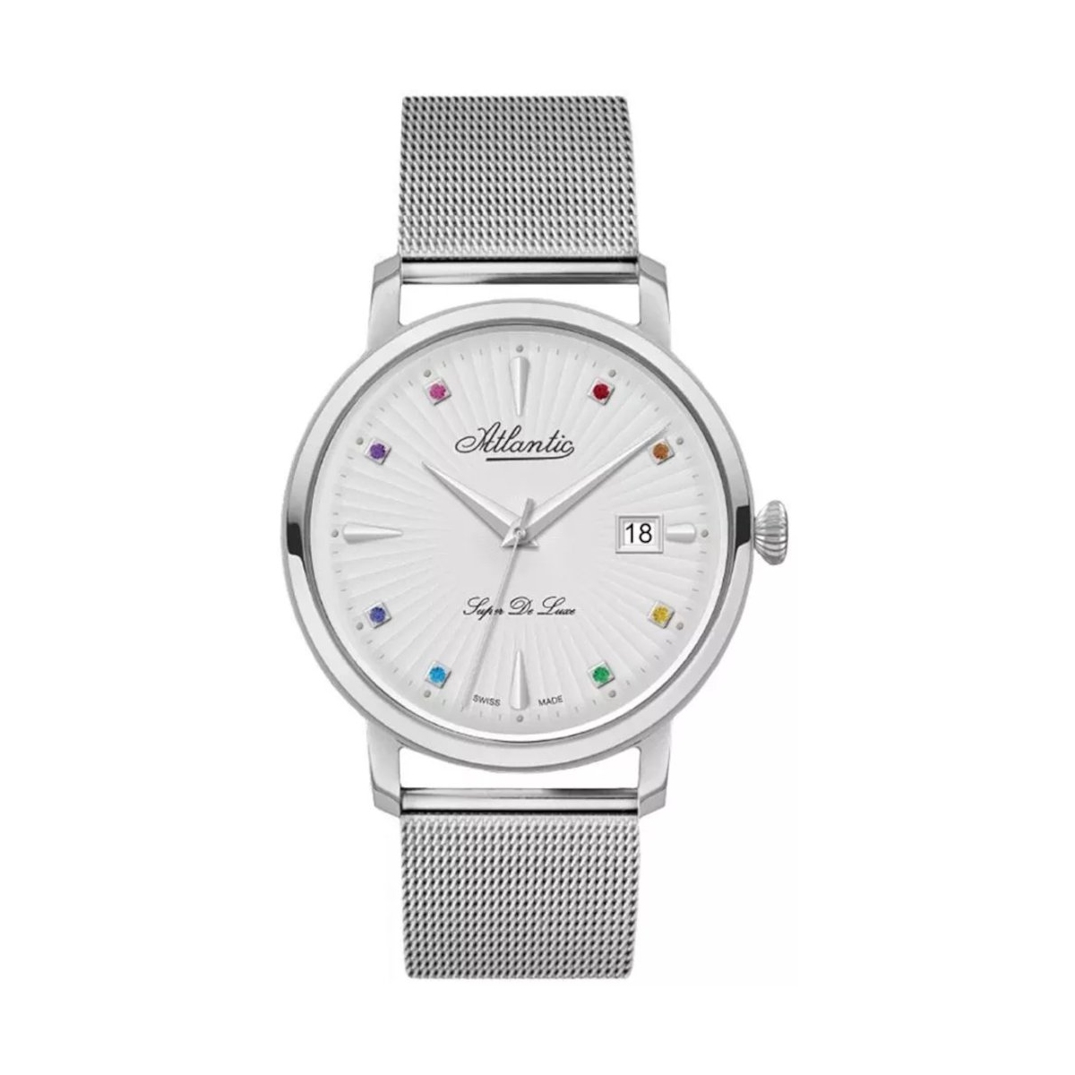 W.KRUK ZEGAREK ATLANTIC SUPER DE LUXE PRECIOUS STONES