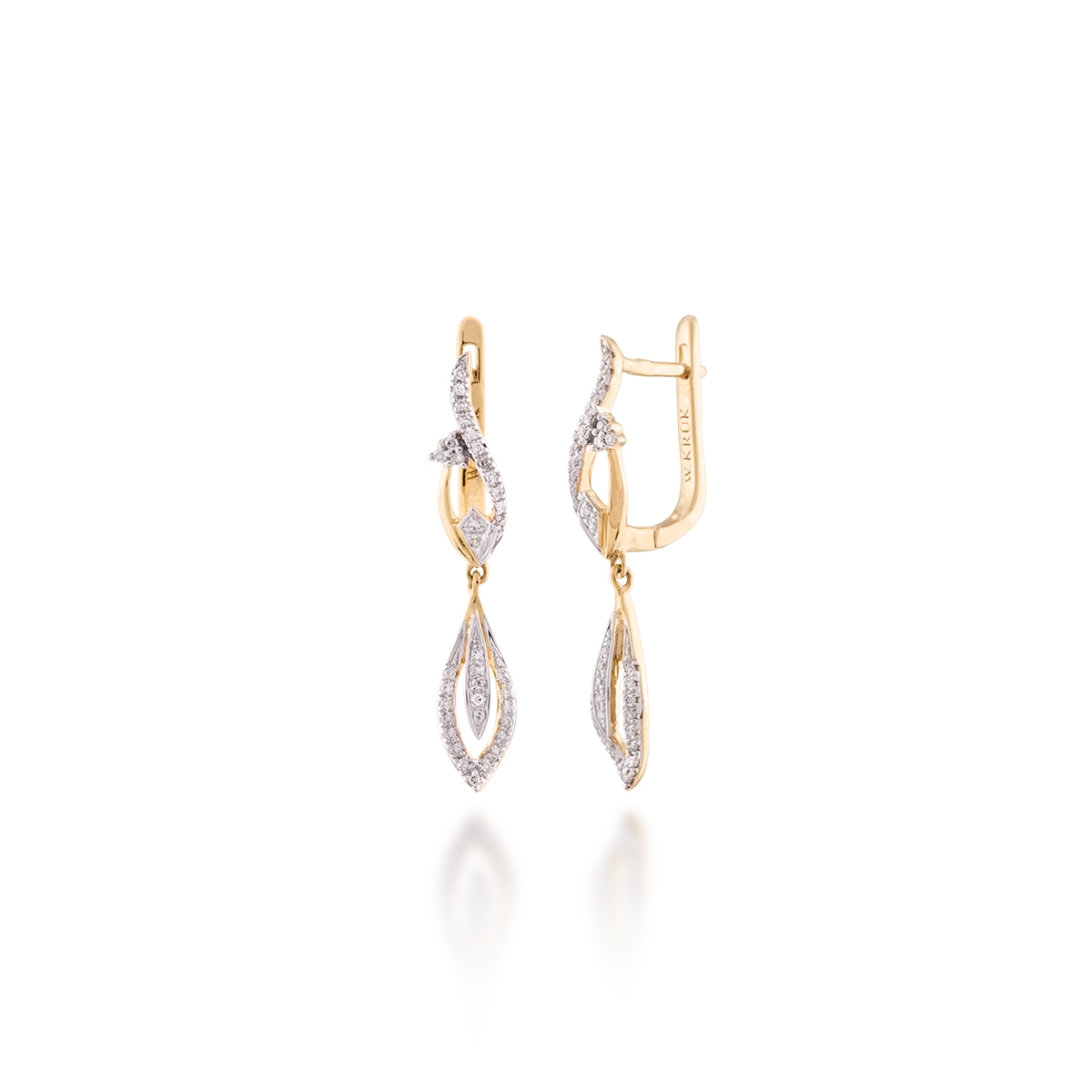 W.KRUK Kolczyki złote W.KRUK