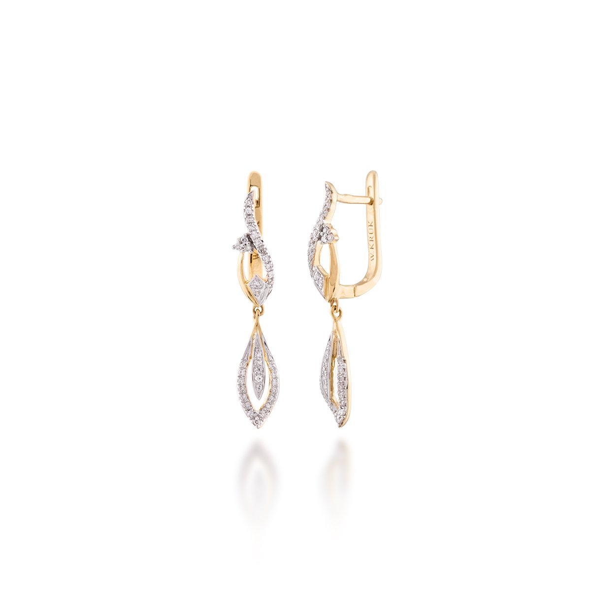 W.KRUK Kolczyki złote W.KRUK