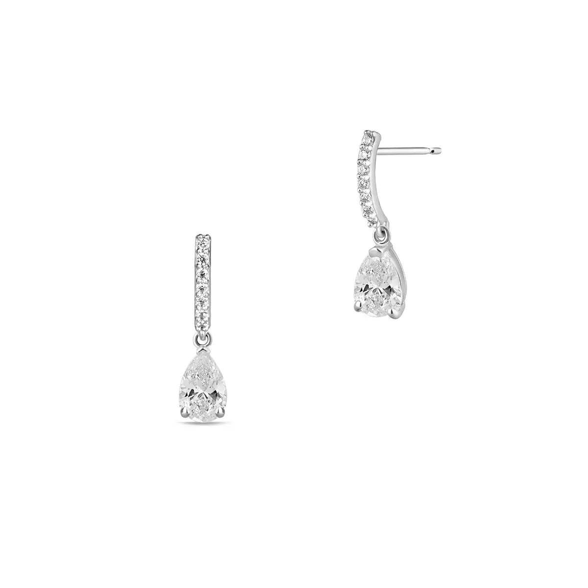 W.KRUK Kolczyki złote z cyrkoniami Ceremonials