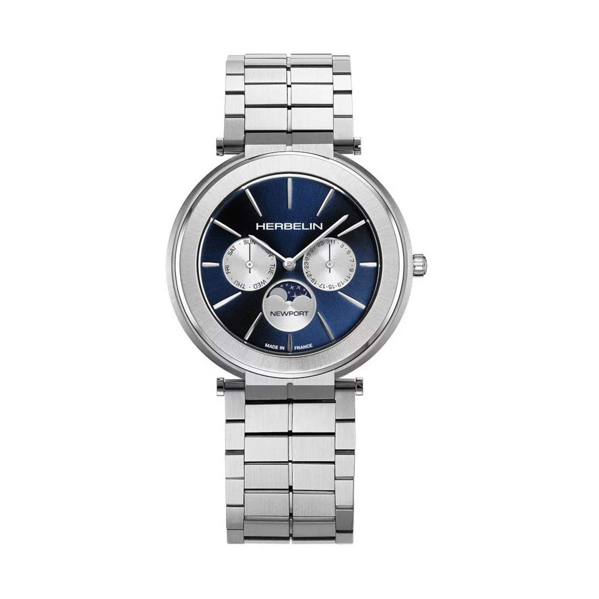 W.KRUK ZEGAREK HERBELIN NEWPORT SLIM MOONPHASE