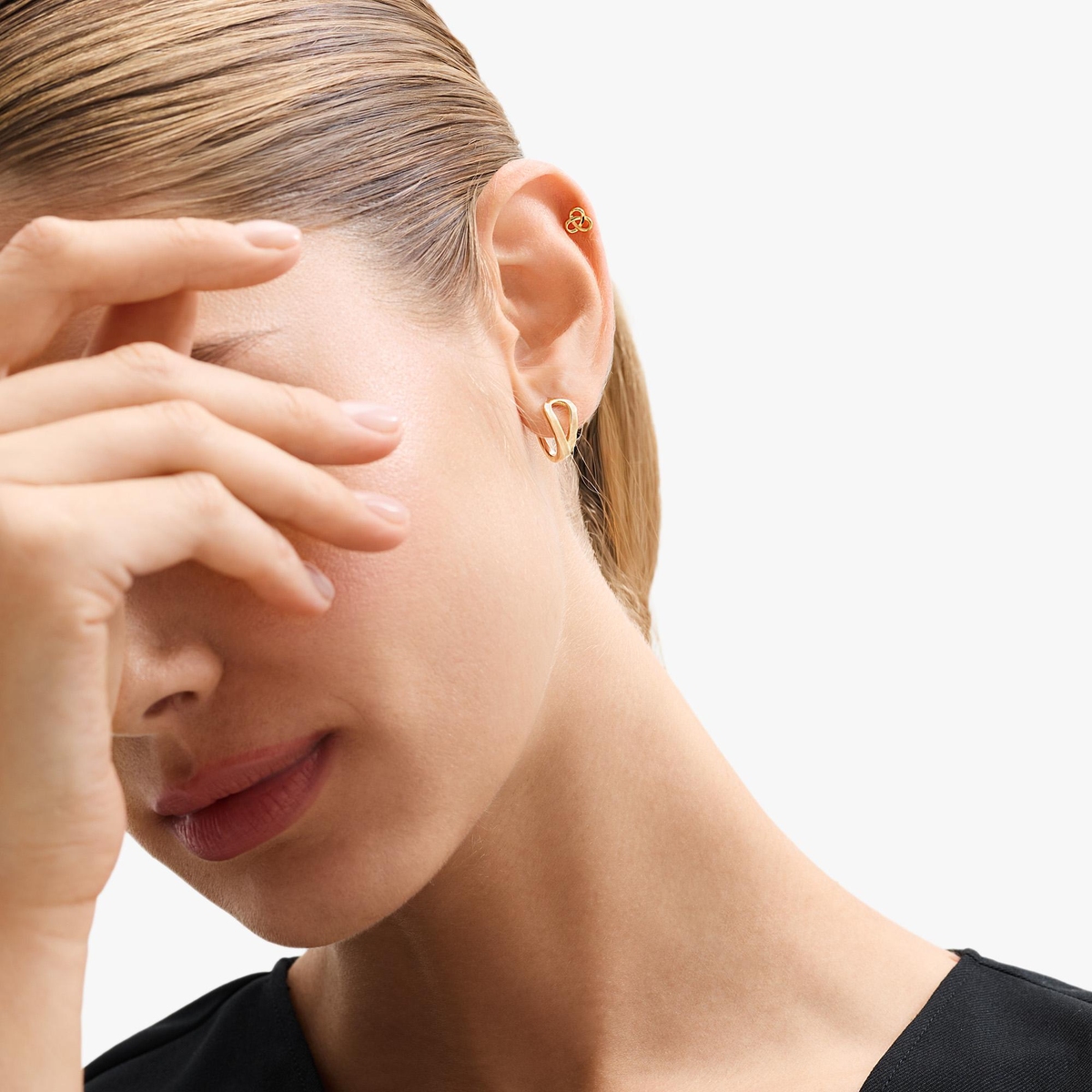 W.KRUK Kolczyki złote