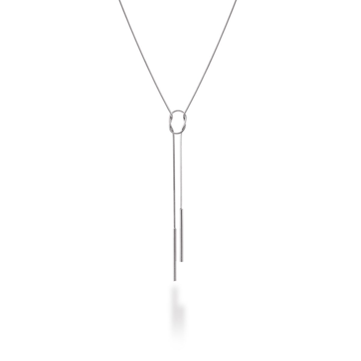 W.KRUK Naszyjnik srebrny krawatka