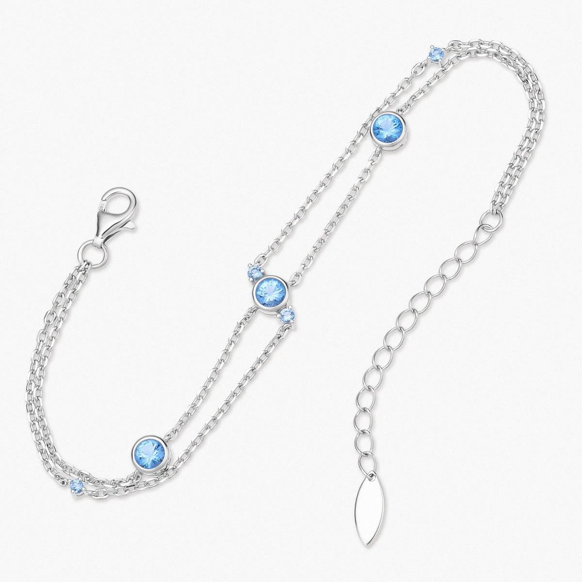 W.KRUK Bransoleta srebrna Balerina