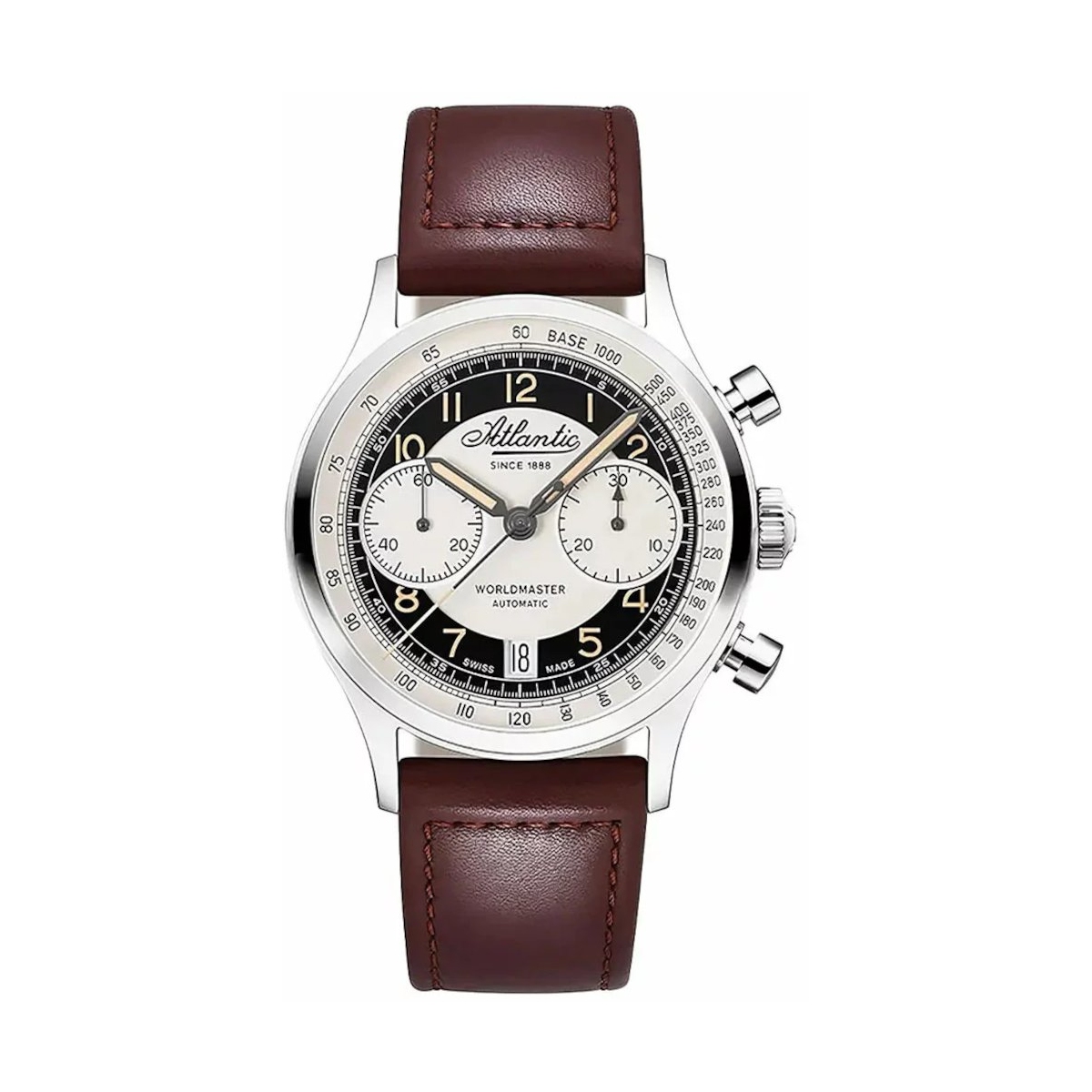 W.KRUK ZEGAREK ATLANTIC WORLDMASTER BICOMPAX AUTOMATIC