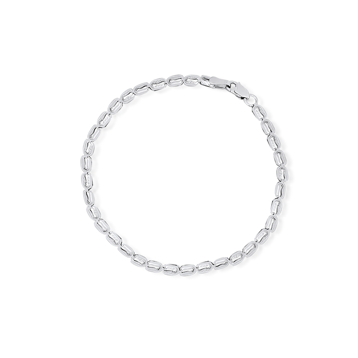 W.KRUK Bransoleta białe złoto