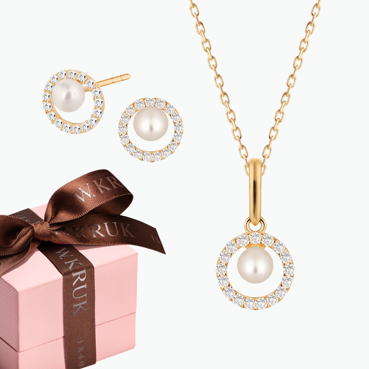 W.KRUK KOMPLET PERŁOWY