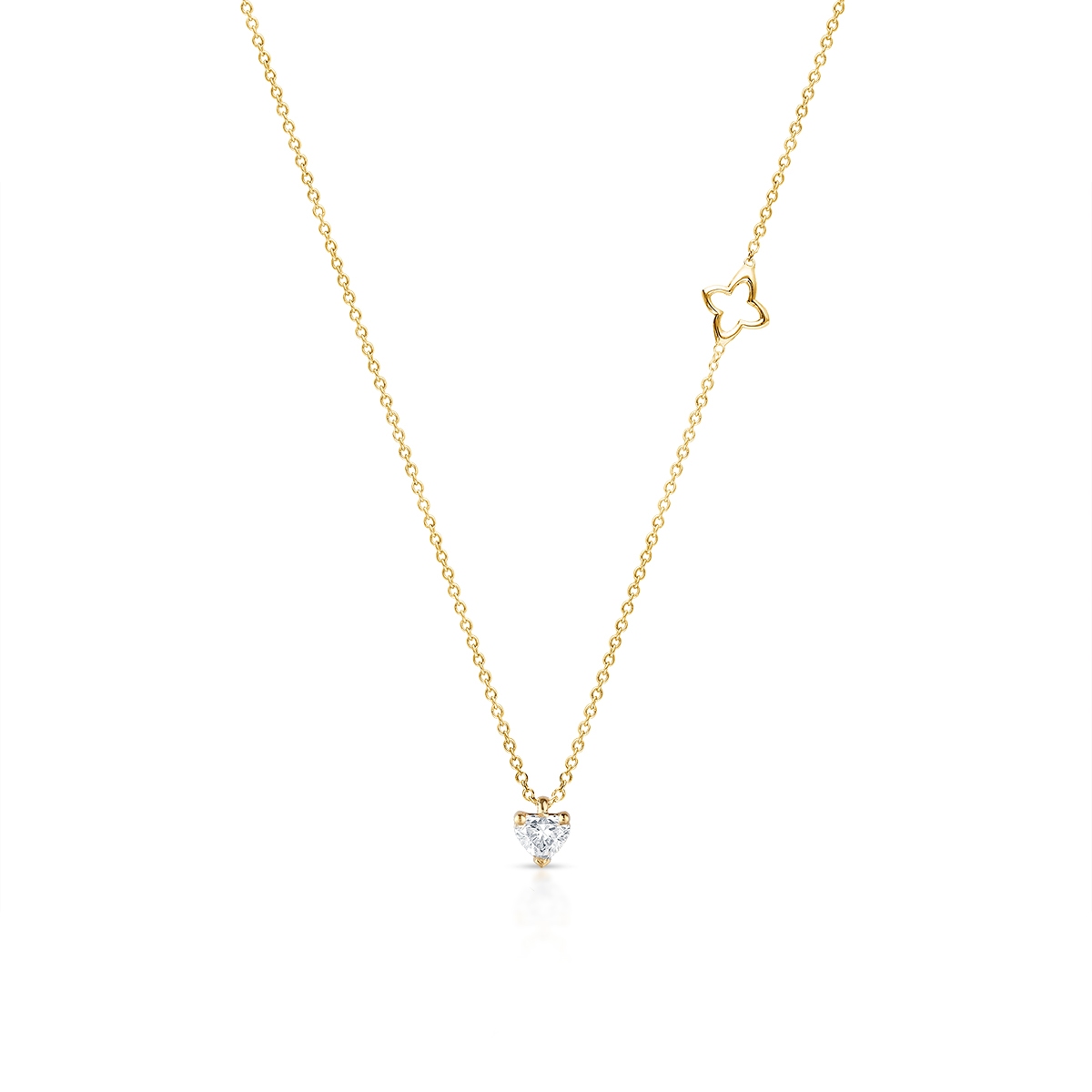 W.KRUK Naszyjnik złoty z brylantem RECARLO