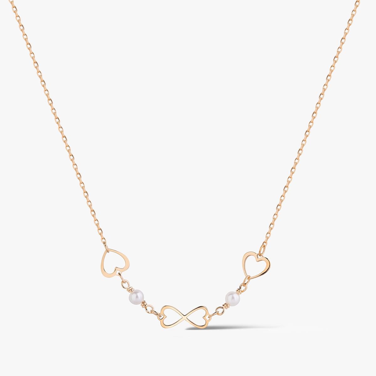 W.KRUK Naszyjnik z perłami