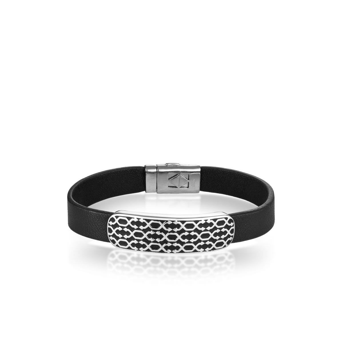 W.KRUK Bransoleta srebrna męska Longplay