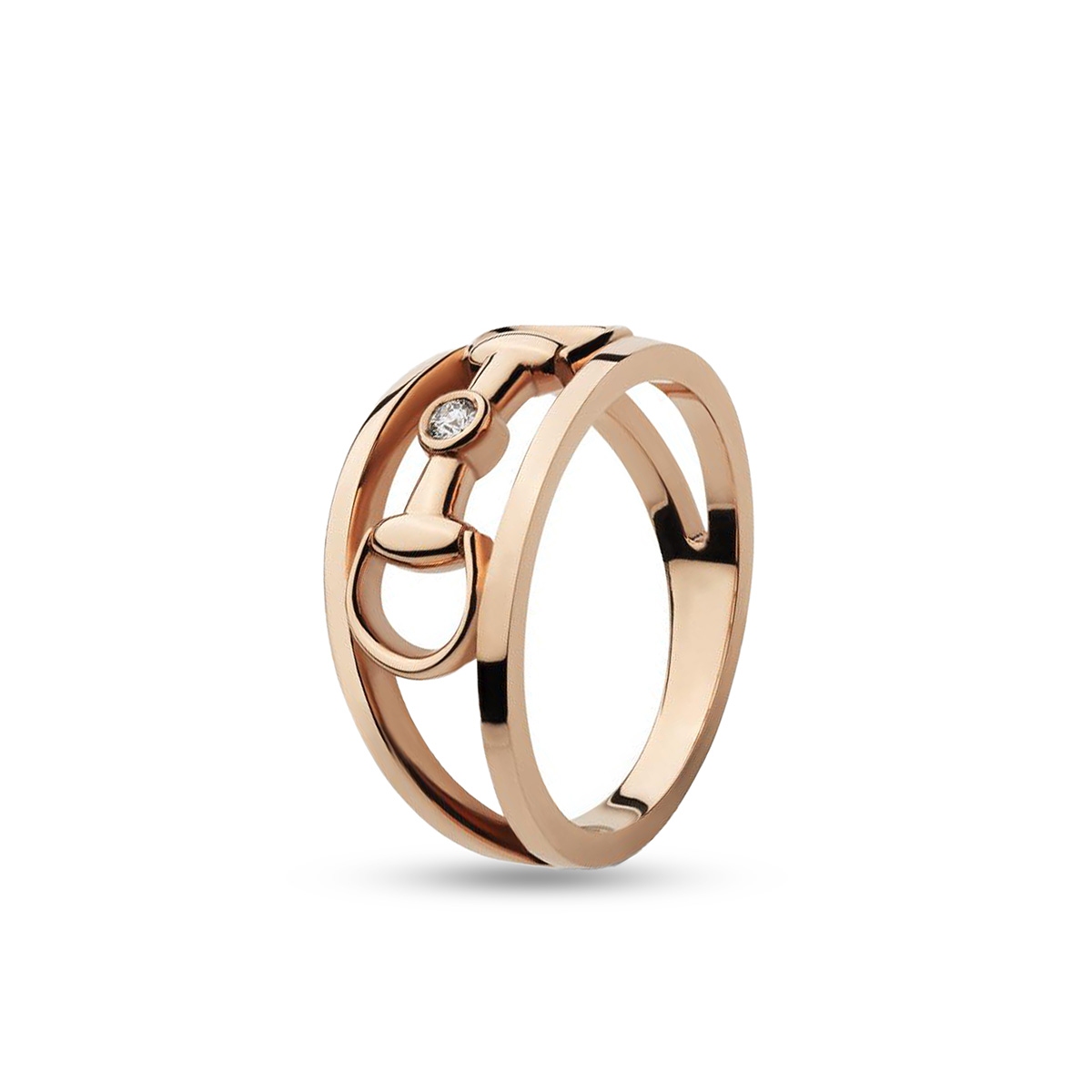 W.KRUK Pierścionek złoty Gucci