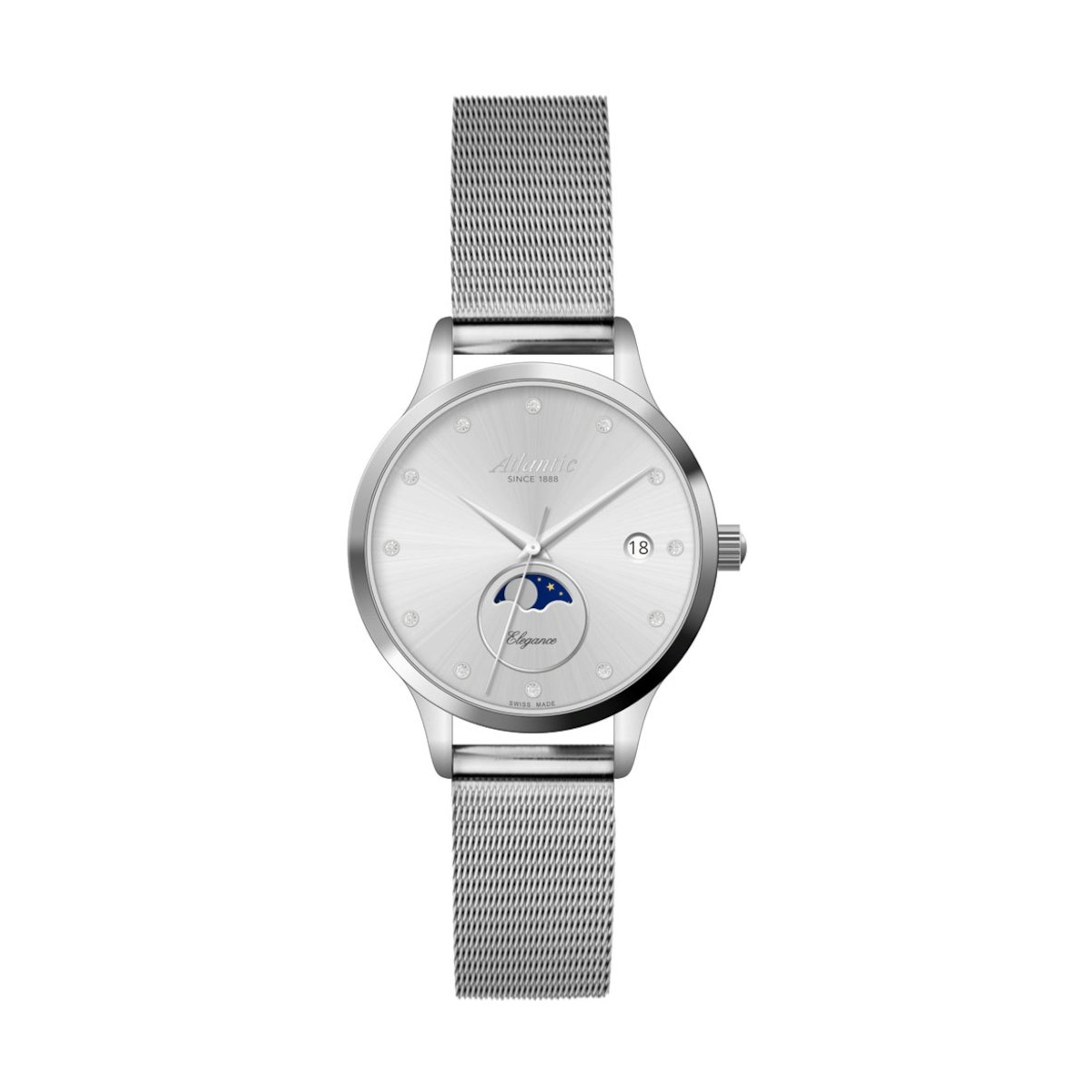 W.KRUK ZEGAREK ATLANTIC ELEGANCE MOONPHASE
