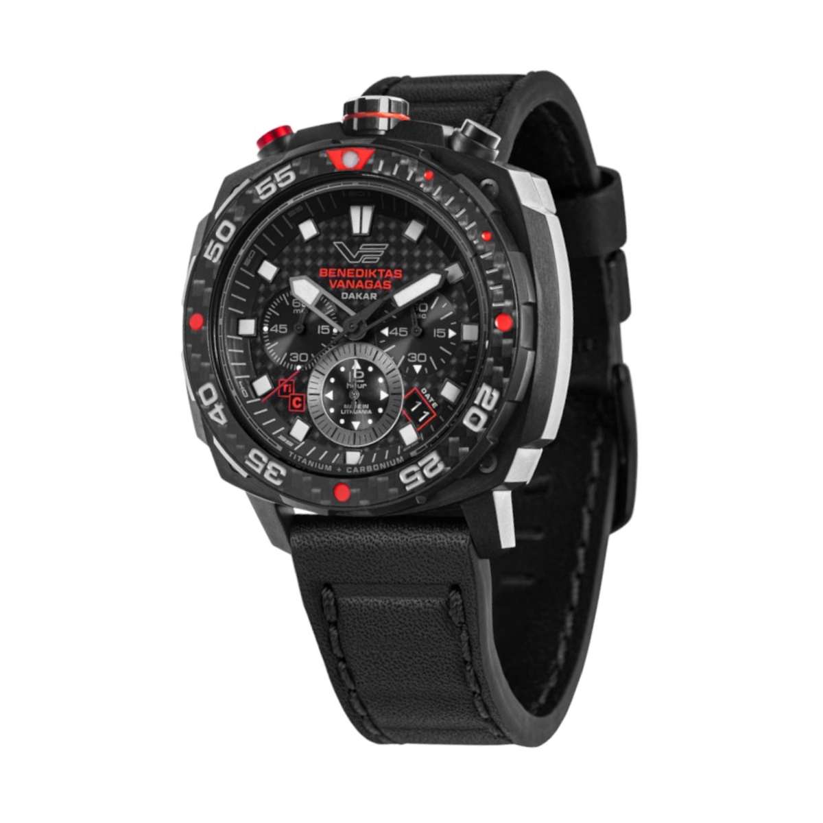 W.KRUK ZEGAREK VOSTOK EUROPE SYSTEMA PERIODICUM BENEDIKTAS VANAGAS DAKAR EDITION