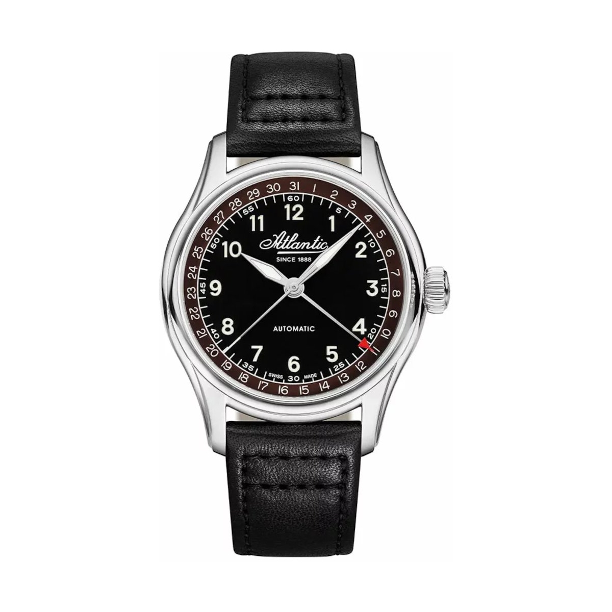 W.KRUK ZEGAREK ATLANTIC WORLDMASTER AUTOMATIC POINTER DATE