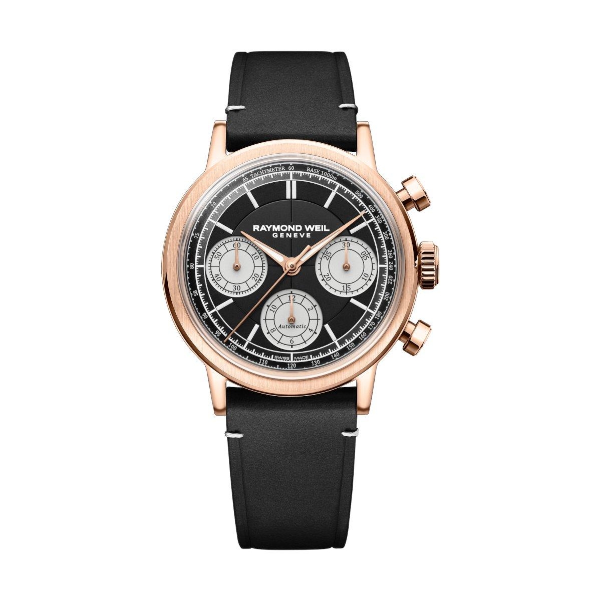 W.KRUK ZEGAREK RAYMOND WEIL MILLESIME TRI-COMPAX CHRONOGRAPH