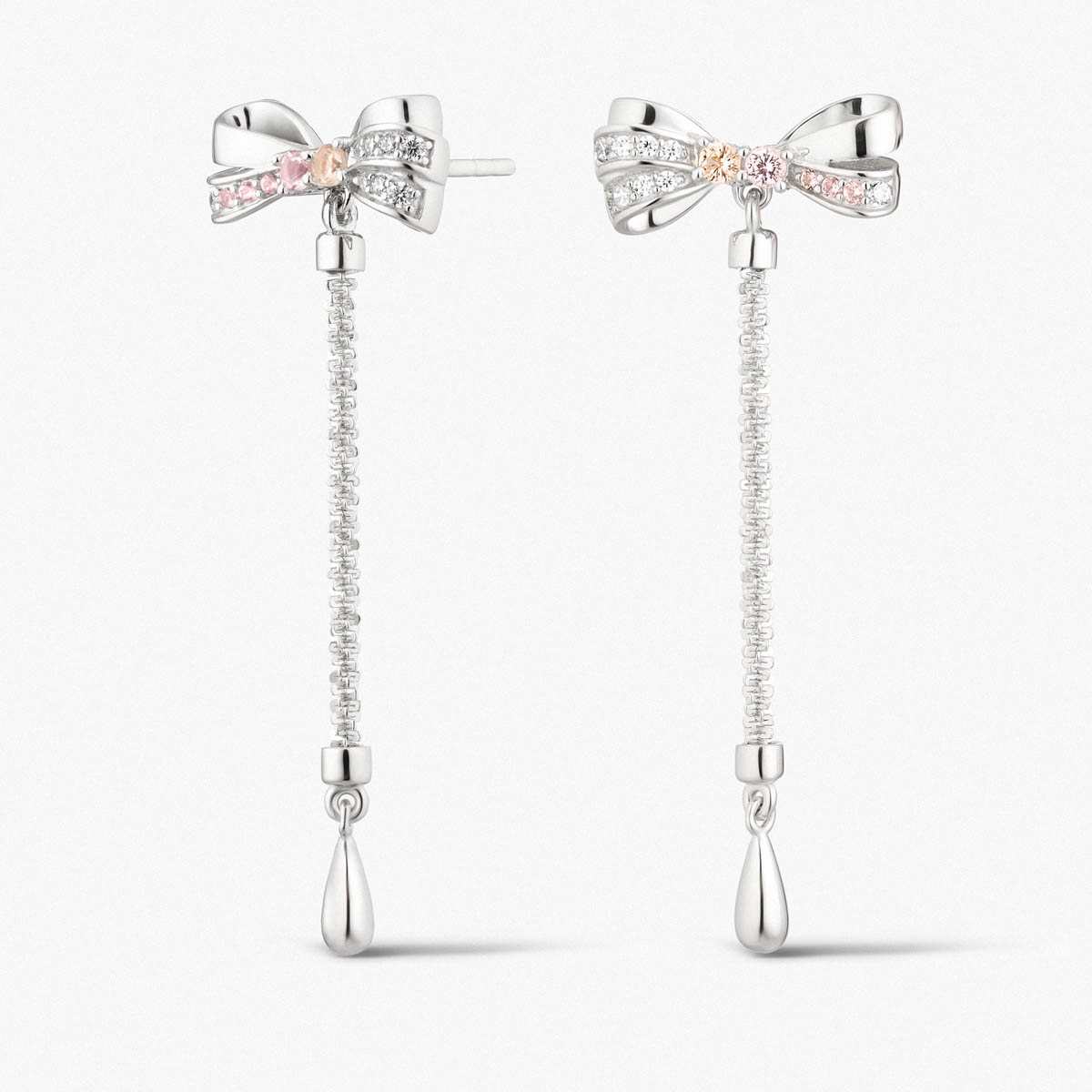 W.KRUK Kolczyki srebrne Balerina