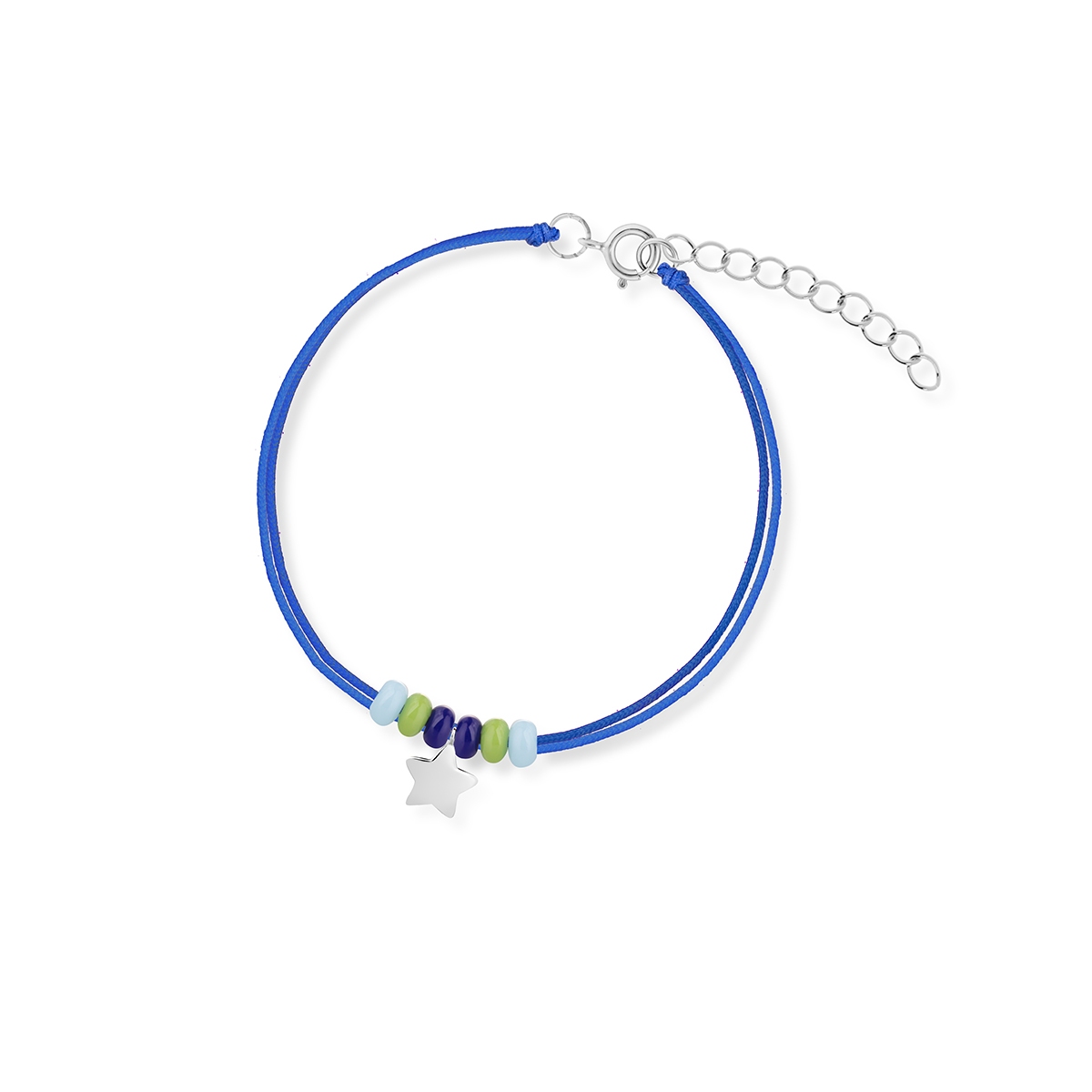 W.KRUK Bransoleta srebrna z motywem gwiazdki