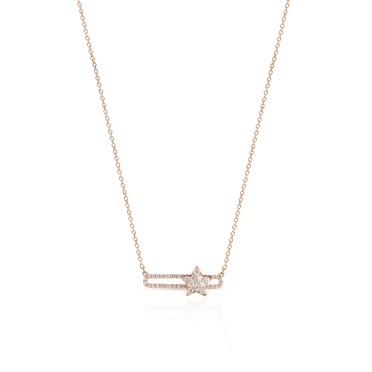 W.KRUK Naszyjnik różowe złoto Hulchi Belluni