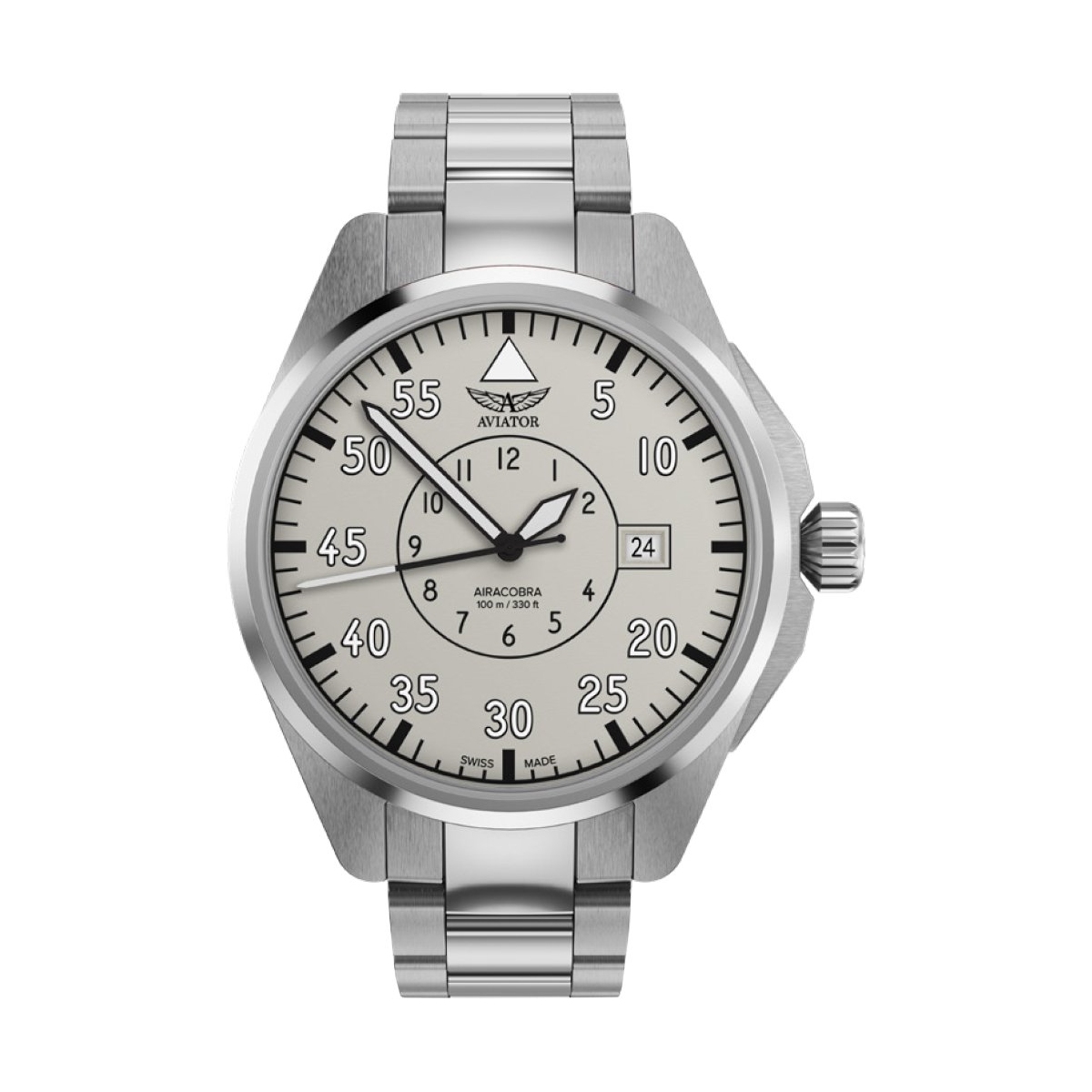 W.KRUK ZEGAREK AVIATOR AIRACOBRA 43 HERITAGE