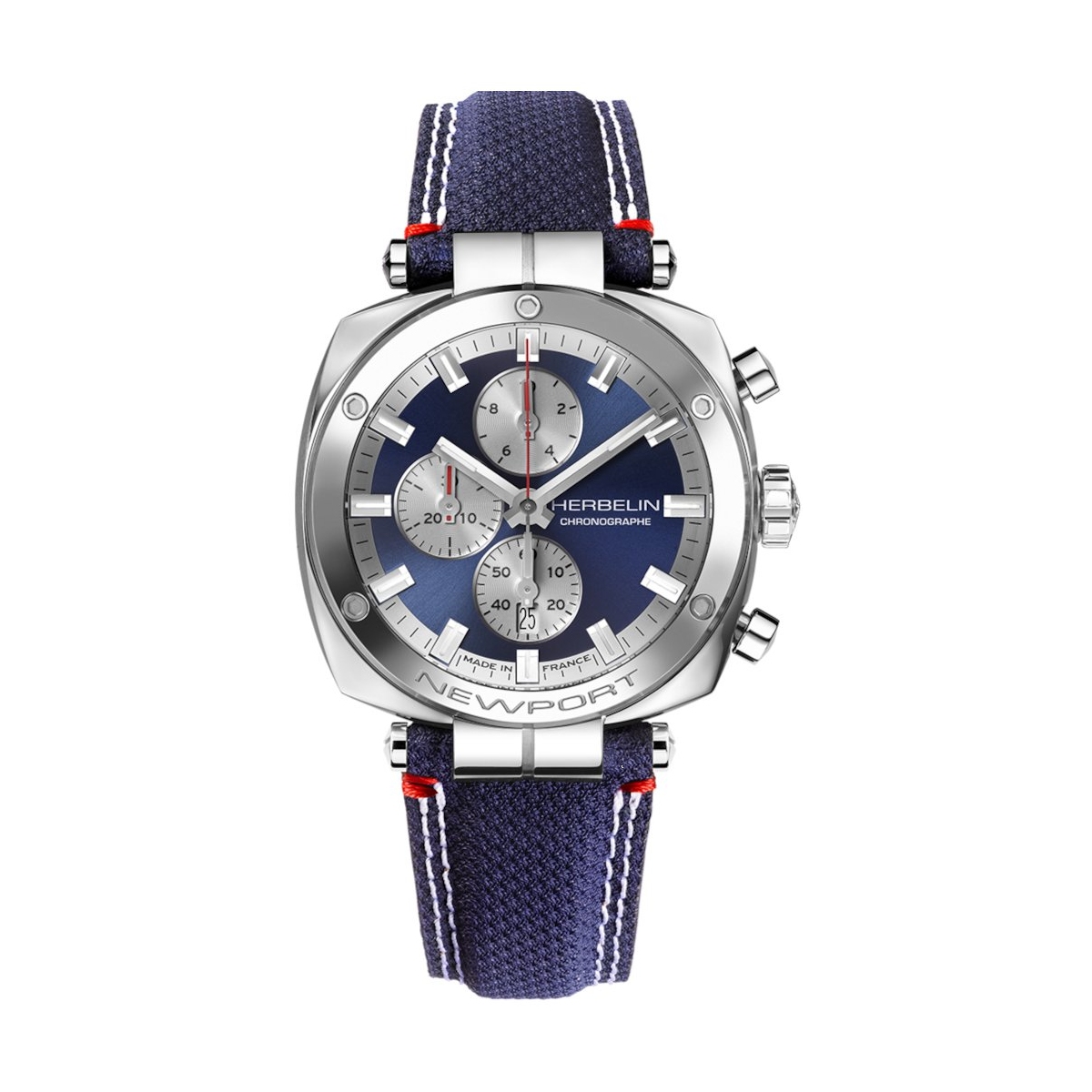 W.KRUK ZEGAREK HERBELIN NEWPORT HERITAGE ORIGINALS CHRONOGRAPH