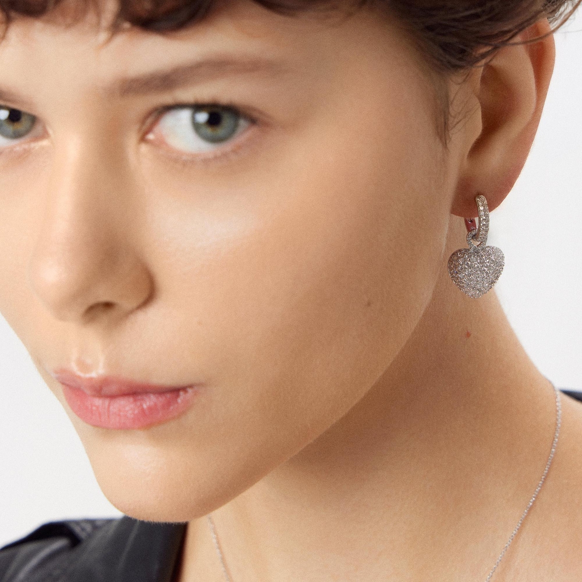 W.KRUK Kolczyki srebrne z cyrkoniami Emblems