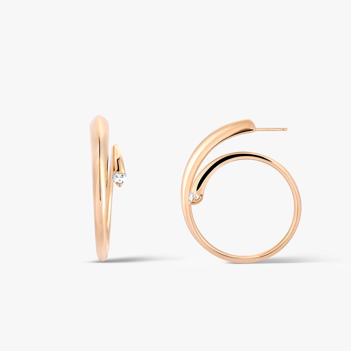 W.KRUK Kolczyki złote Recarlo