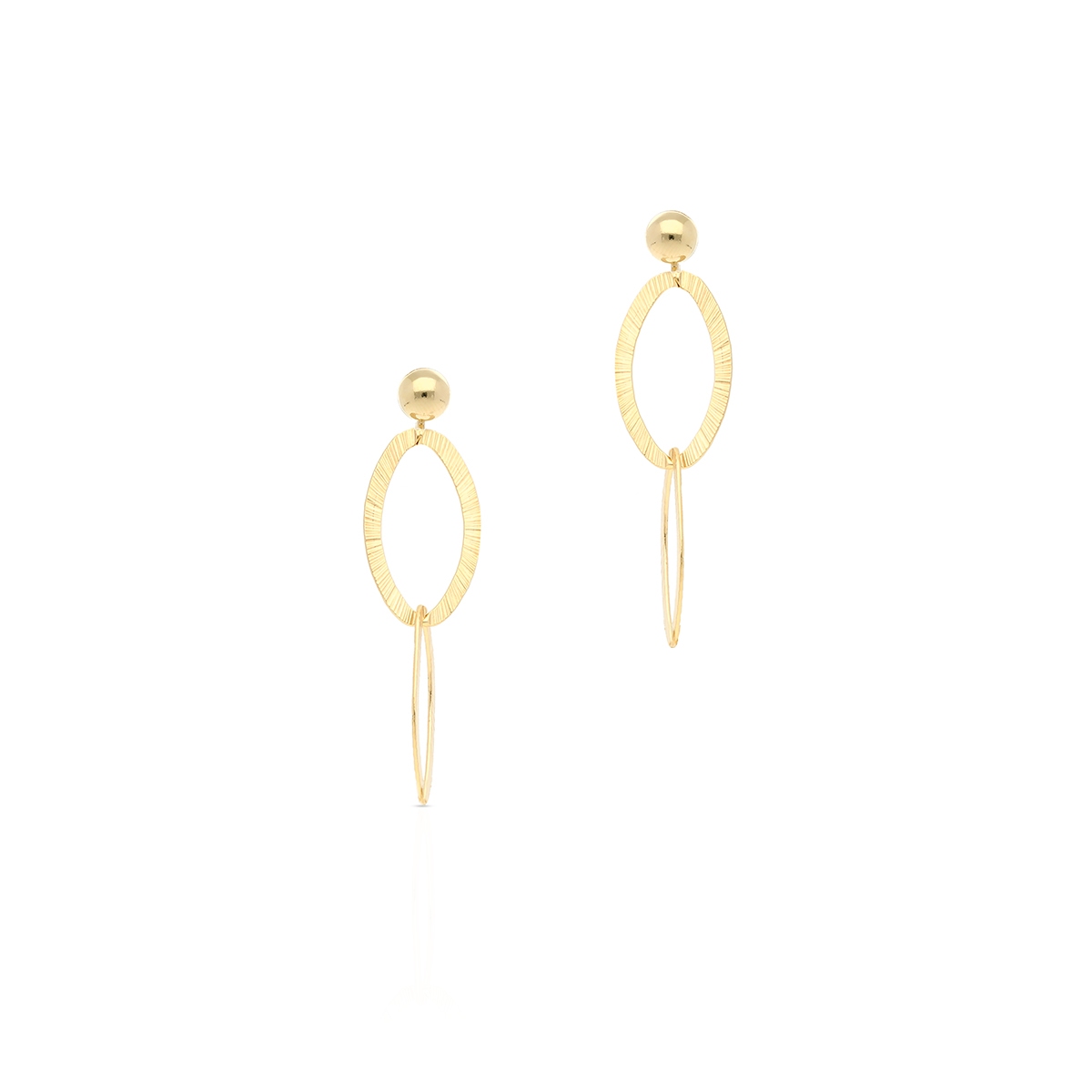 W.KRUK Kolczyki srebrne długie