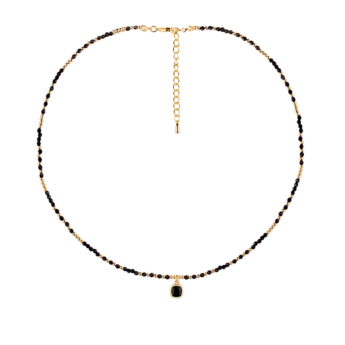 W.KRUK Naszyjnik pozłacany ze spinelami Picky Pica