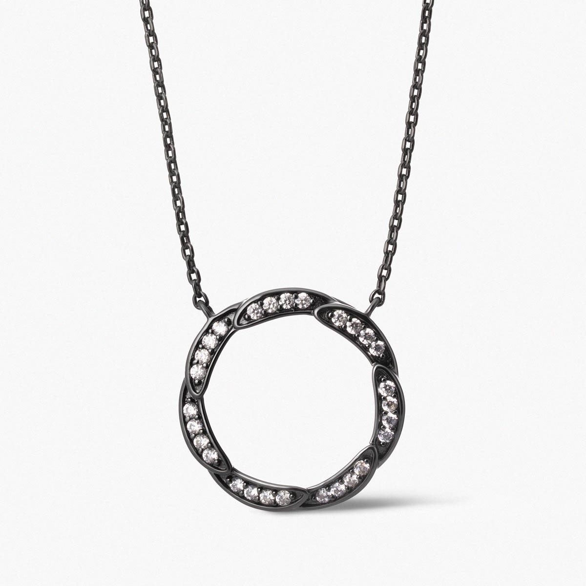 W.KRUK Naszyjnik srebrny Meteory