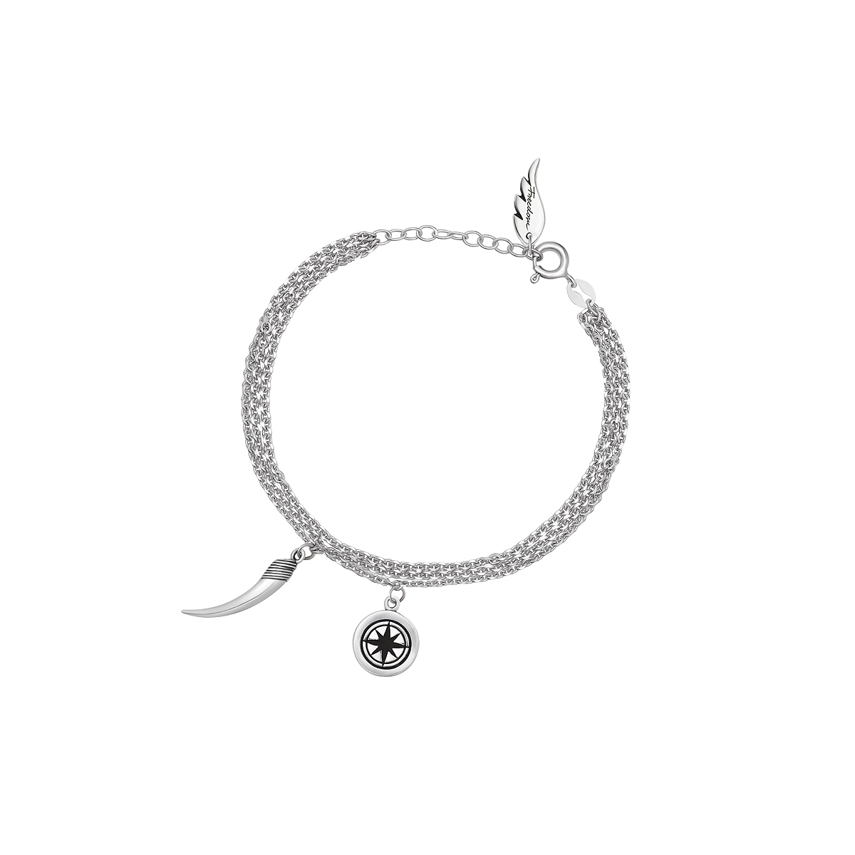 W.KRUK Bransoleta srebrna Freedom