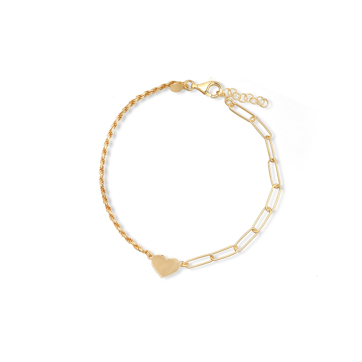 W.KRUK Bransoleta srebrna pozłacana