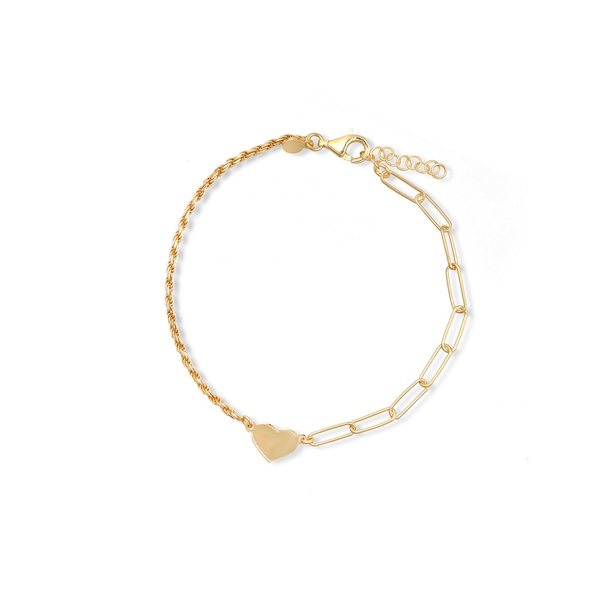 W.KRUK Bransoleta srebrna pozłacana