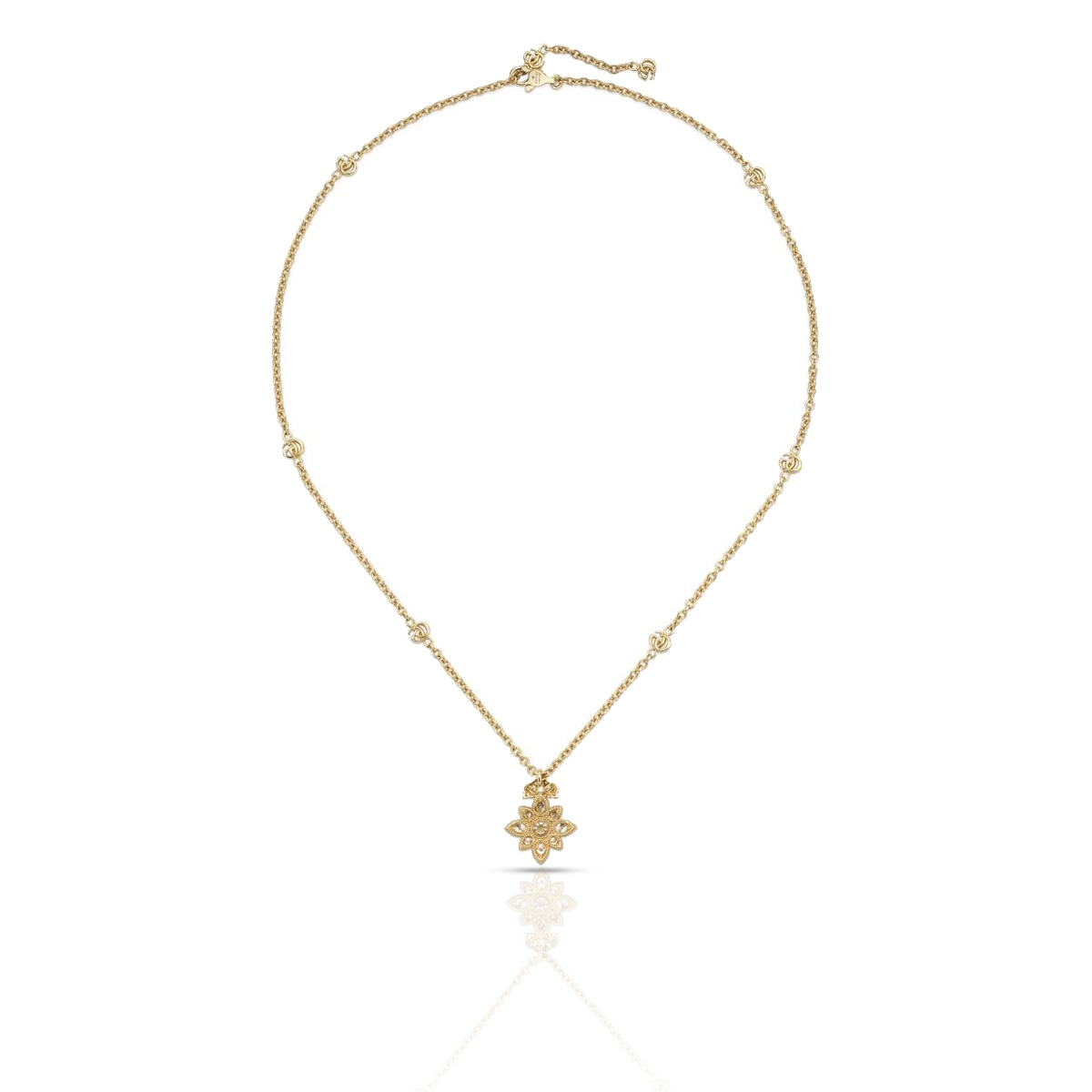 W.KRUK Naszyjnik złoty GUCCI