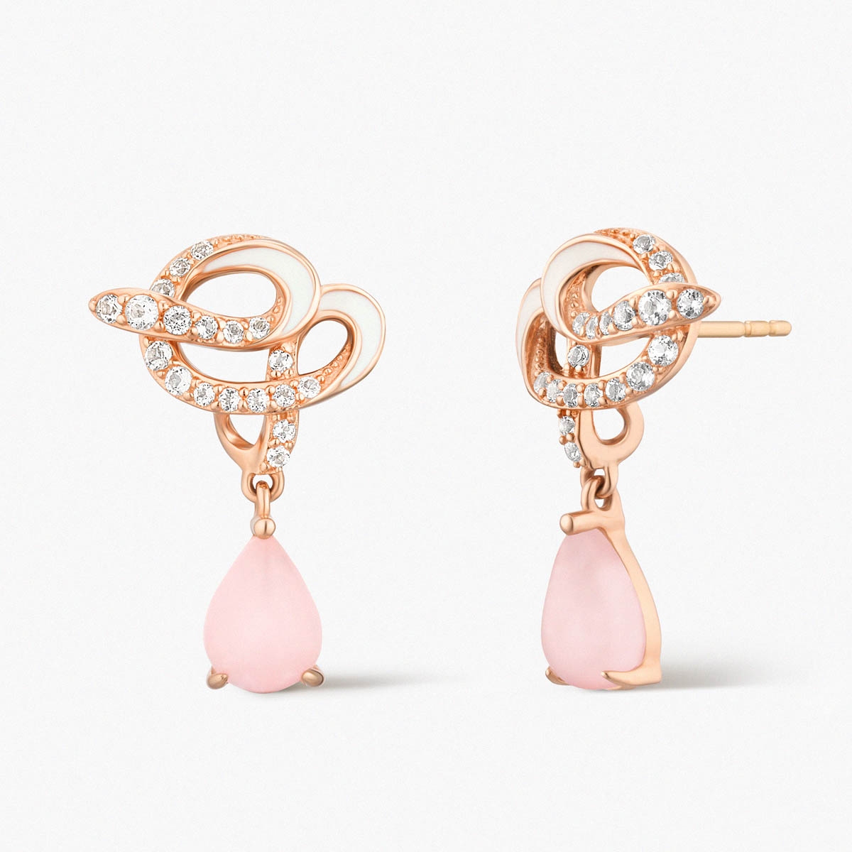 W.KRUK Kolczyki złote Balerina