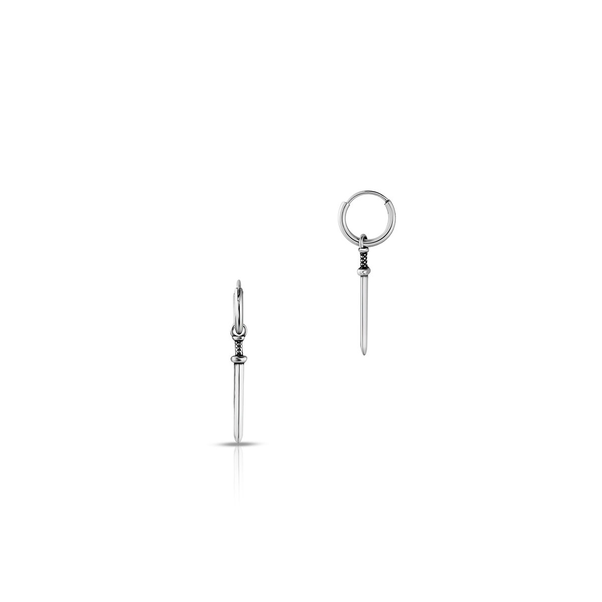 W.KRUK Kolczyki ze stali