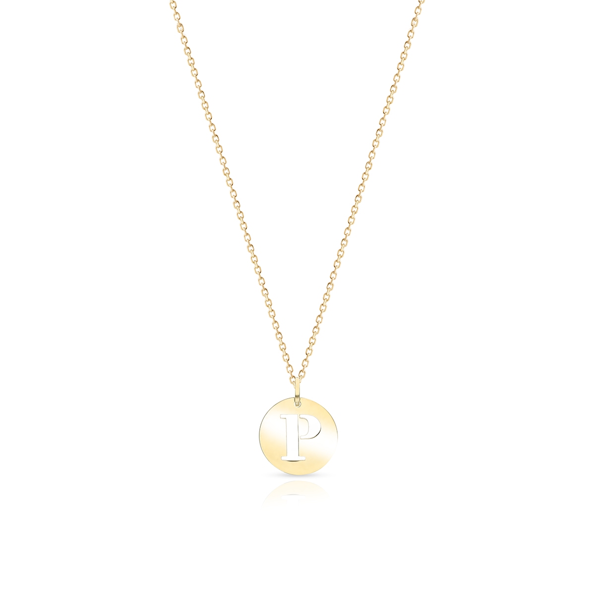 W.KRUK Wisiorek złoty literka P