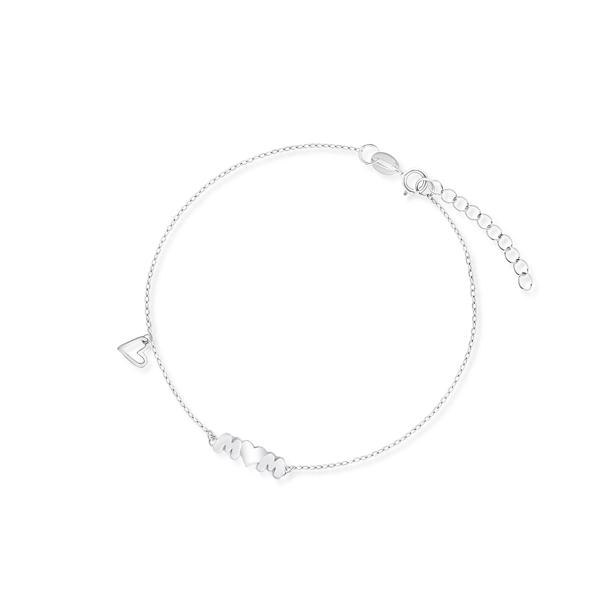 W.KRUK Bransoleta srebrna Mom