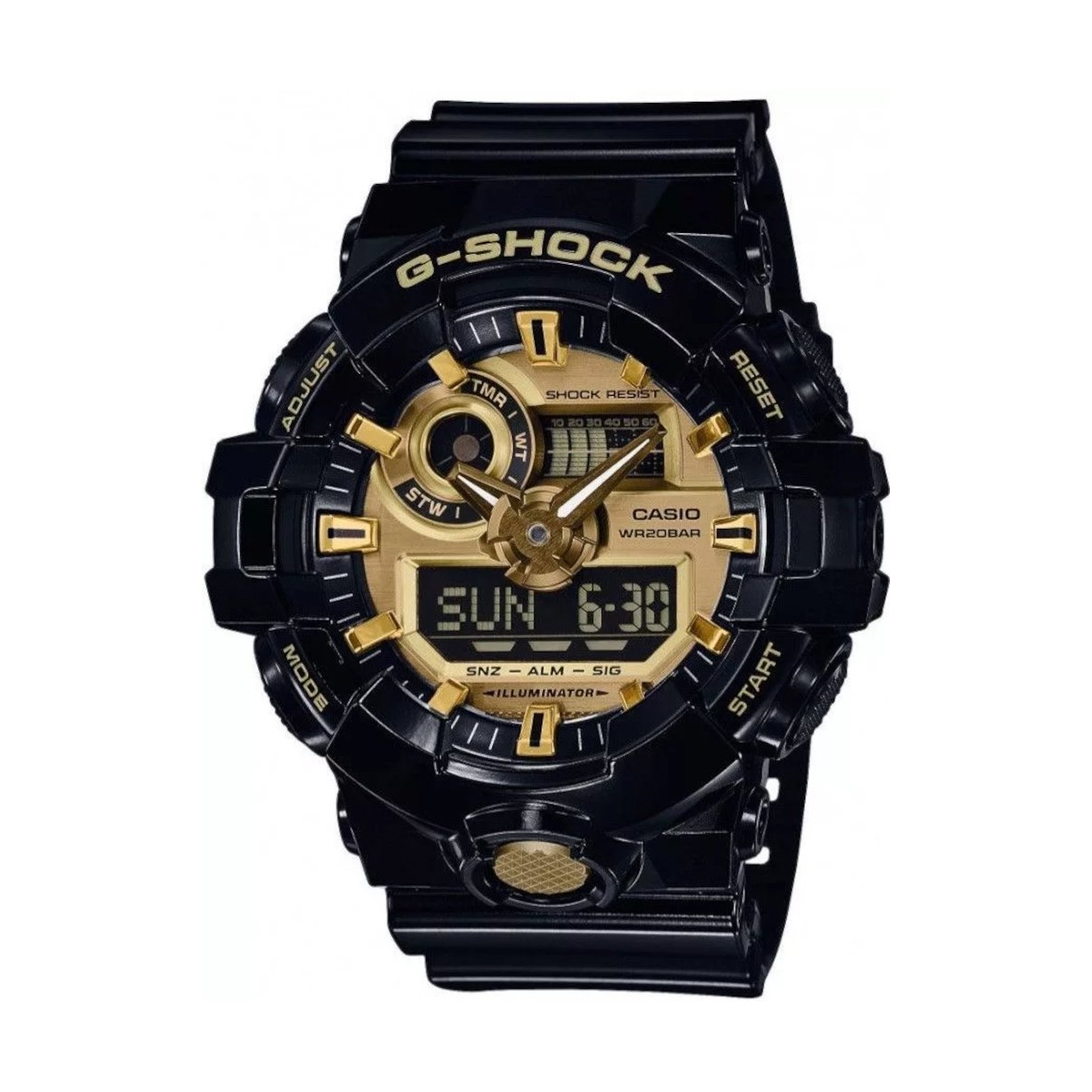 W.KRUK ZEGAREK G-SHOCK NO COMPLY BLACK AND GOLD