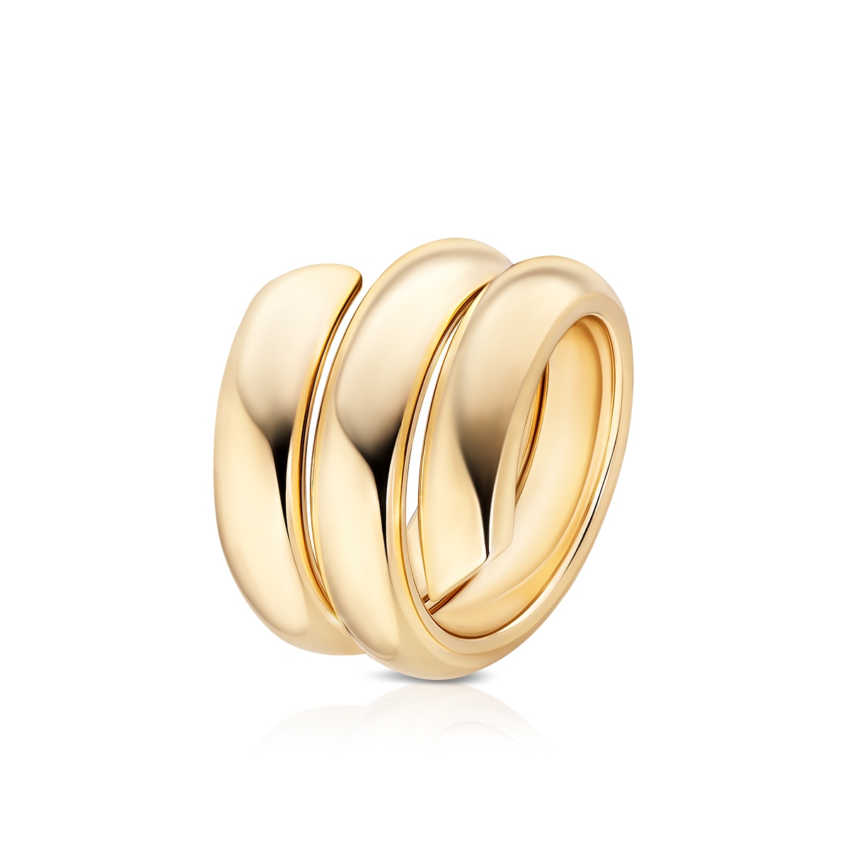 W.KRUK Pierścionek złoty spirala