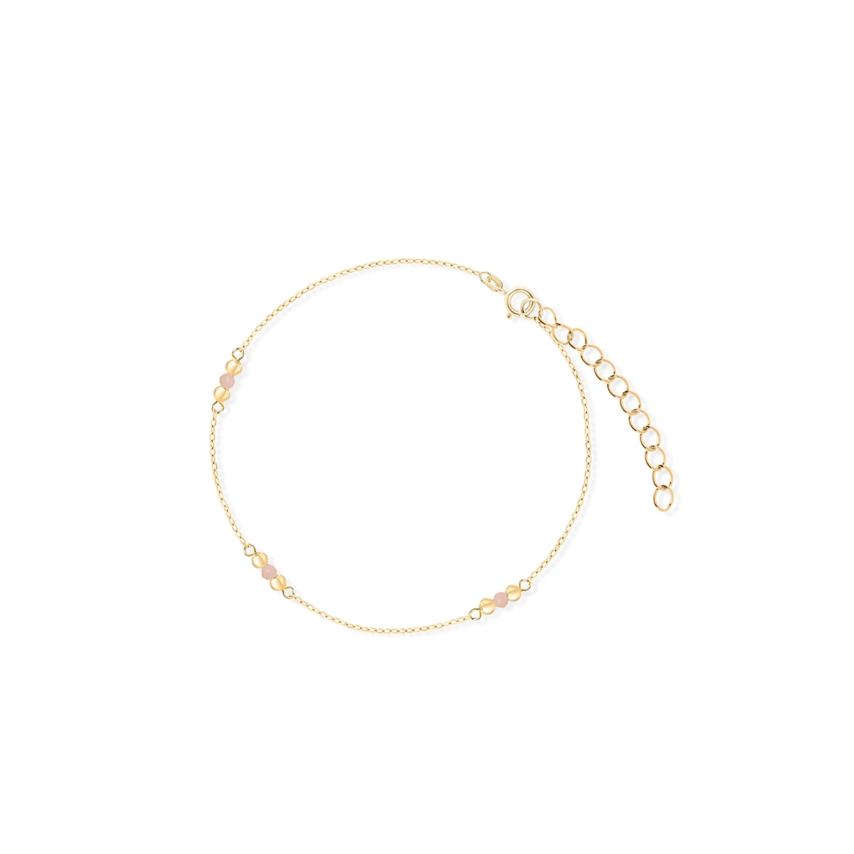 W.KRUK Bransoletka srebrna pozłacana z opalami