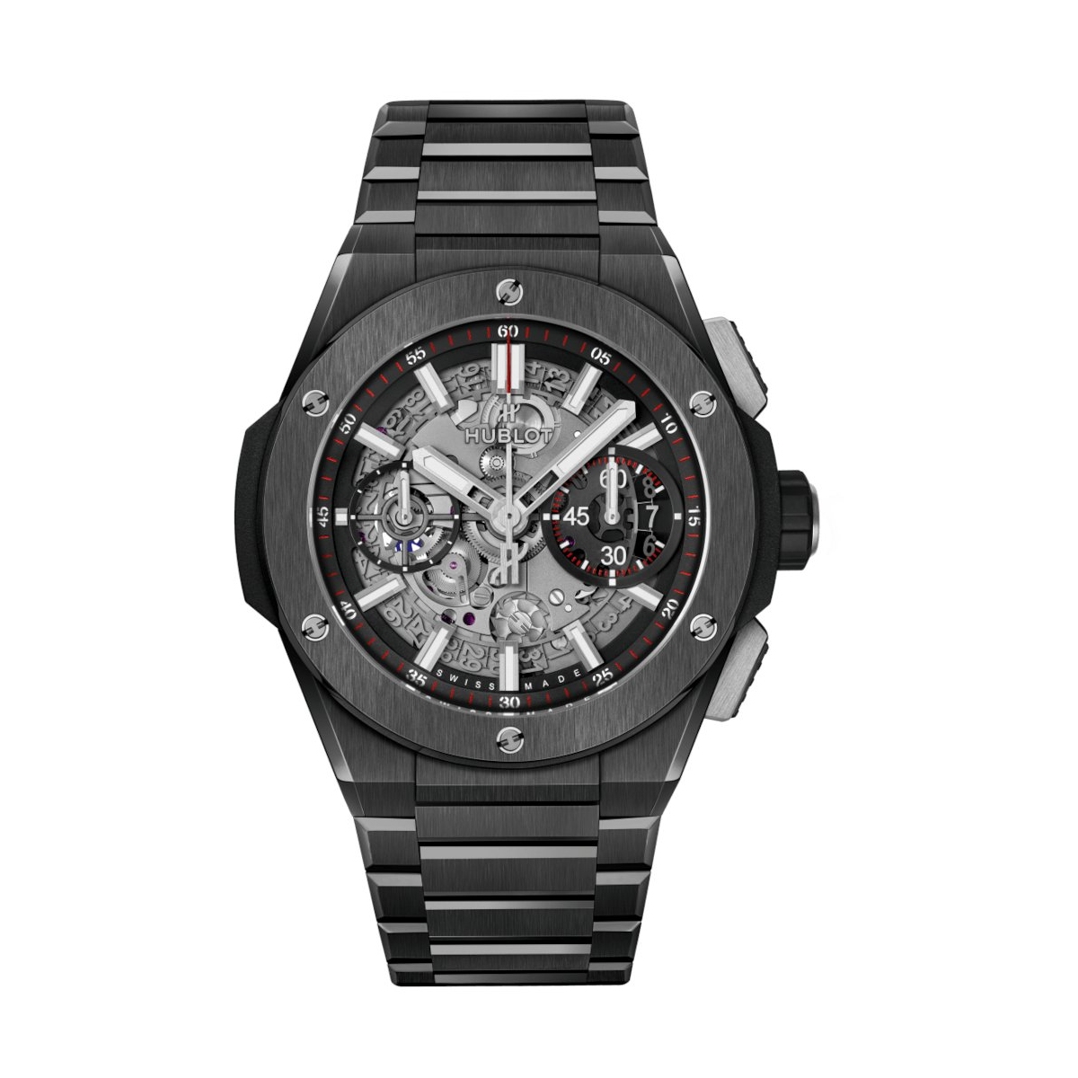 W.KRUK ZEGAREK HUBLOT BIG BANG INTEGRATED BLACK MAGIC