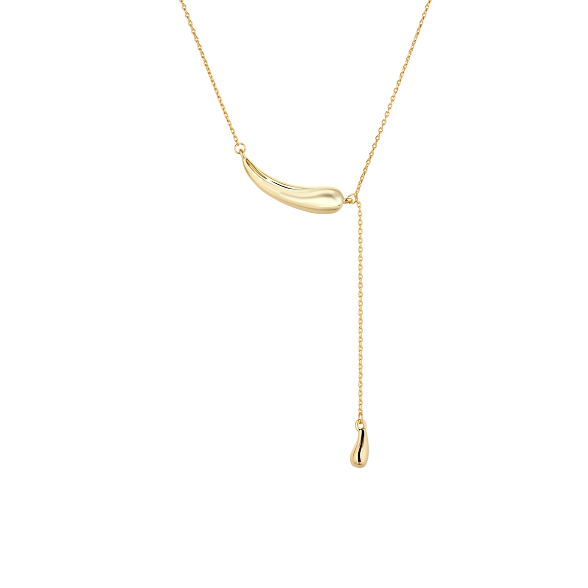 W.KRUK Naszyjnik pozłacany krawatka Picky Pica