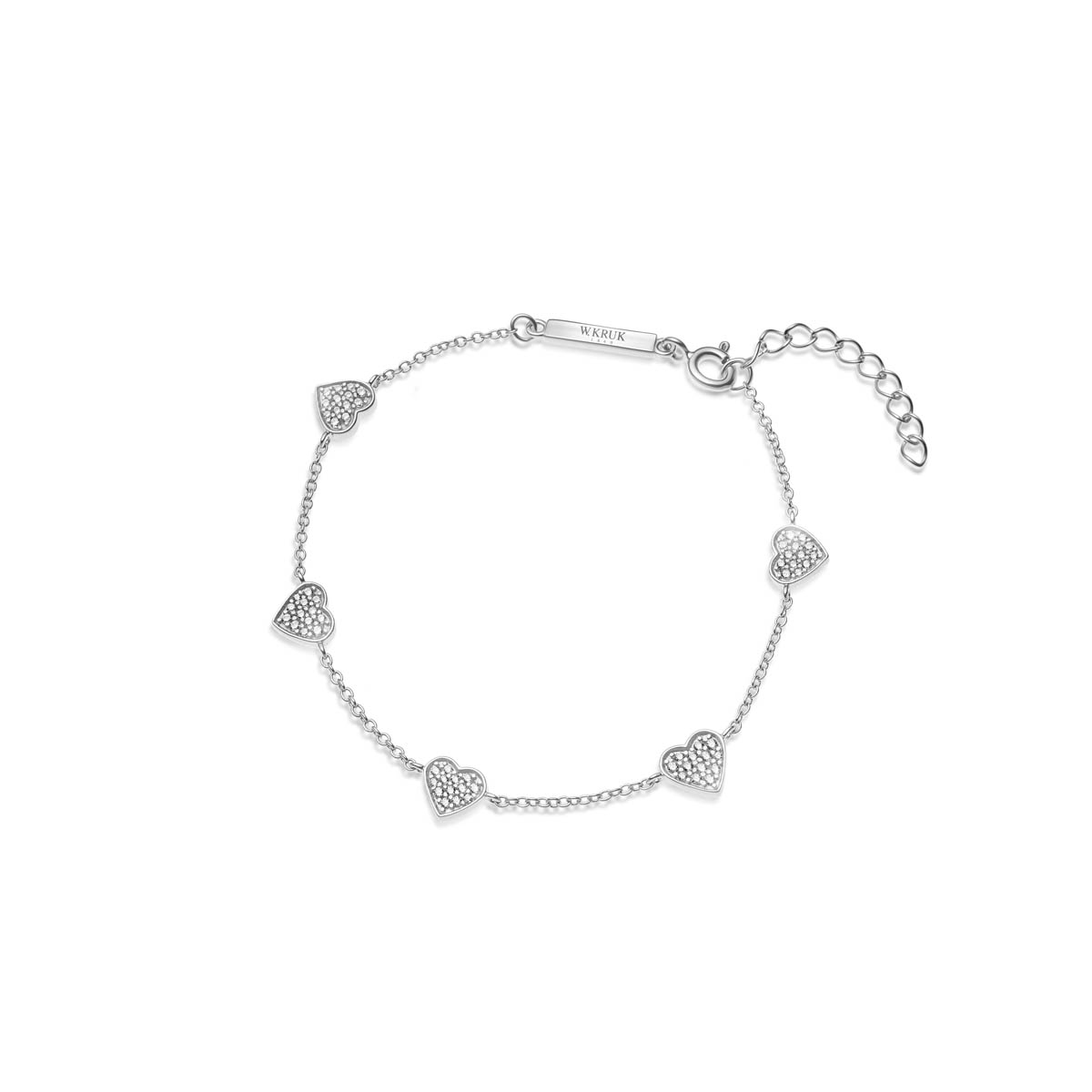 W.KRUK Bransoletka srebrna W.KRUK
