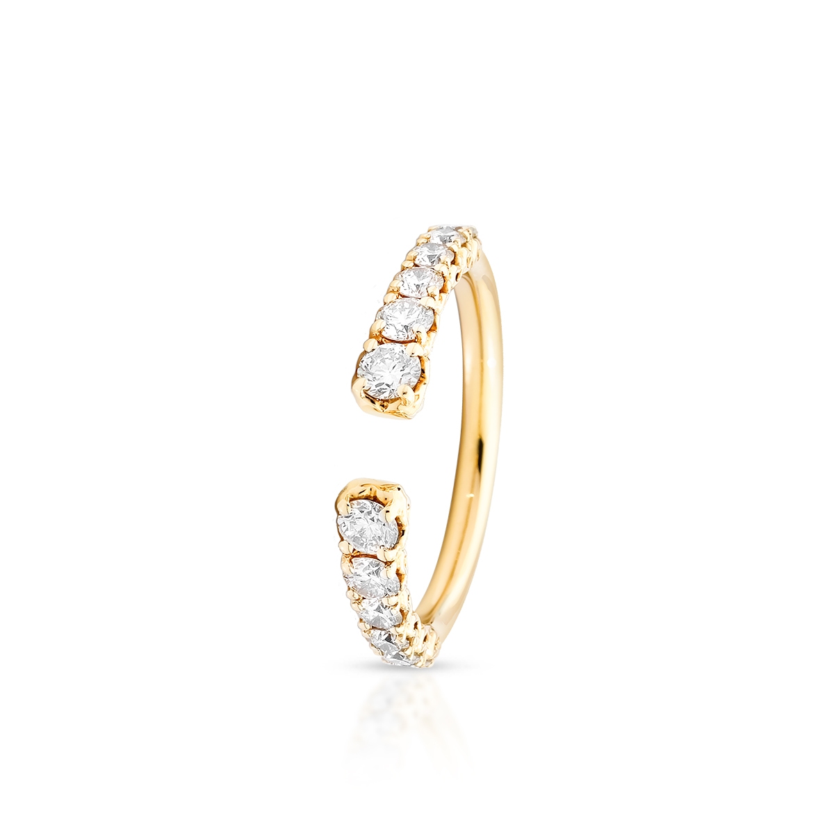 W.KRUK Pierścionek złoty RECARLO